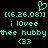Cyan pixelated text and symbols on black background: heart symbol above text reading "i lovee thee hubby <33" with repeated layout.