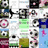 A static image with a purple background displaying yellow pixelated text and a of small, blurry icons in the top-left corner