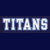 Animated sequence showing the Tennessee Titans logo evolving from text to a circular emblem with flame-like shapes and stars.