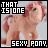 Animated contact sheet of a cartoon pony character with changing text and small heart symbols across 25 sampled frames, displayed on gray transparency background.