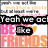 Animated sequence of text overlays on a 'BEST FRIENDS' background with pink and orange lettering, heart symbol, and repeated phrases.