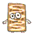 Six pixelated rectangular characters with arms and legs, each resembling a Pop-Tart flavor, arranged in two above text reading "I HEART POP TARTS"