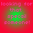 Pixelated text on a red background with green gradient circles, repeated four times in a