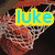 Pixelated image with four distinct sections: top-left shows a basketball hoop, top-right features an anime character wearing a straw hat and blue outfit, bottom-left displays red text on green background.