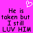 A static image with a bright pink background displays pixelated text and a heart symbol.