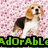 Six distinct dog-themed images arranged in a , each with overlaid text labels and varying backgrounds