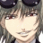 A pixelated anime-style character with light brown hair and red eyes appears on the left side of a contact sheet, while the right side displays text "Anime IM" in large white letters above smaller stylized text "cOMM" against a black background.