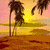 A split-screen image with a beach sunset on the left and a couple embracing on the right, overlaid with red text reading 'summer loving' on a white background.