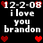 Pixelated text and heart symbols arranged in two mirrored vertical on a black background, with red hearts appearing in different positions between observations