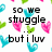 Pixelated text and heart shapes in blue, pink, and green on a white background with visible animation changes.