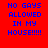 Four display identical pixelated text on red, dark red, black, and deep red backgrounds with blue lettering