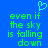 Blue background with green pixelated text reading "even if the sky is falling down" and a light blue heart symbol above the text.