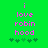 Green background with pink text reading 'i love robin hood' and five green clover icons below, two versions of the same design side-by-side.