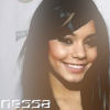 A static image shows a person with long brown hair and a smiling expression, with the text "NESSA" in white block letters at the bottom left.