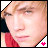 nine identical static images showing a person in a red sleeveless shirt with light brown hair, each featuring pink and white puzzle-piece corner icons