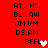 Red background displays repeated text blocks with 'BFFL' followed by a heart icon, alternating between white and pink hearts across observations.