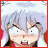 A 48x48 pixel buddy icon featuring a split composition with an anime character on the left and text elements on the right, displayed as part of a contact sheet.