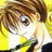 A 48x48 pixel buddy icon featuring a cartoon character with brown hair and yellow clothing on the left, next to black background text reading "Anime IM" above smaller stylized text "c0m" on the right.