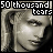 11 grayscale animated frames showing a person with long hair and tears, each labeled '50 thousand tears' at the top