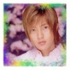 Six distinct display a person with light brown hair in various poses and expressions, one shows a pink background with Chinese text