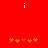 Red background with two white lowercase 'i' characters at top center, six orange puzzle-piece shapes arranged horizontally below each 'i' character.