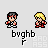 Pixel art character icons in red/black and white/yellow outfits with blue/purple energy effects, displayed on gray backgrounds.