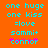 Pixelated cyan text on orange background with pink asterisks, displaying phrases like 'one huge one kiss =love sammi+ connor' in two identical side-by-side