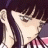 A 48x48 pixel buddy icon featuring a side-profile anime character with dark hair and closed eyes, paired with text reading "Anime IM" on the right against a black background.