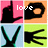Four pixelated hand icons arranged in a 2x2 grid, each on distinct solid-colored backgrounds with partial text visible.