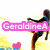 Four distinct scenes with a pink 'GeraldineA' text overlay, each showing a person in different poses and settings with a heart symbol in the bottom-left corner of the top-left scene.