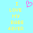 Pixelated text and a heart symbol on a light blue background, with yellow text reading "I LOVE MY BABE 4EVER" in two identical vertical