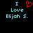 Pixelated text and a red heart symbol on black background, with two identical side-by-side layouts.
