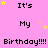 Pixelated pink background with repeated text and yellow stars, showing animated star positions across frames.