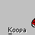 Red and white shell-shaped character with orange limbs, multiple poses including walking, turning, and stationary states on gray background.