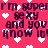 Pixelated text on a pink background with white heart shapes, repeating the phrase 'I'm super sexy and you know it!' in dark purple letters.