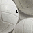 A volleyball-themed icon with a white ball and black text elements, showing animation changes in the top-right corner.