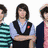 A static image of a group of people in two with red text reading JONAS!! <3 on the right