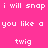 Pixelated text on a bright pink background with orange rectangular overlays, displaying repeated phrases in white lowercase letters.