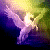 A pixelated image of a winged horse with glowing eyes and mane against a dark background, next to green text reading 'Original Icons .com' on a solid green field.