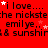 Red background with repeated black text and white stars, showing animation where some stars change color from white to pink.