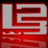 Pixelated red and white graphic with stylized 'L' shapes, text reading "LeBron The King!" in pixel font.