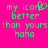 Green pixelated text on bright pink background reads 'my icon better than yours hoha' with a heart symbol replacing the 'o' in 'icon'.