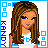 Pixelated of nine showing a cartoon woman with brown hair, blue jeans, and white top; text elements include 'Sexy', 'Sweet', 'N', and multiple 'Single!' instances