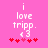 Pixelated text and symbols on a pink background with red heart icons, showing two states of animation.