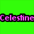Four pixelated text labels on colored backgrounds: Celestine (green), Jenna (blue), Mayan (orange), The 3 muskeeters (white) with a heart symbol.