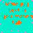 Cyan background with scattered pink squares and orange pixelated text reading "lesleyy text if you wanna talk" repeated twice.