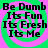 Four identical display black text on a green and pink spiral background with no visible animation changes