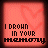 identical pinkish-red square icons with faint heart patterns, each displaying the text "I drown in your memory" in black pixelated font