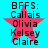 A static image with a bright cyan background displays four identical arranged in two and two , each containing text above a red star symbol
