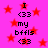 A static image with a bright pink background and red star shapes, featuring repeated text elements in black pixelated font.
